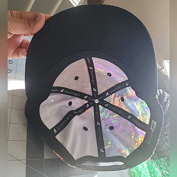 Quanhaigou Adjustable Snapback Hat Unisex Hip Hop/Paint Splatter Baseball Cap - Picture 9 of 10